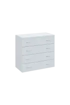 N 2 - 84Z kancelářská skříň, 4-zásuvková, 750x800x400, bílá